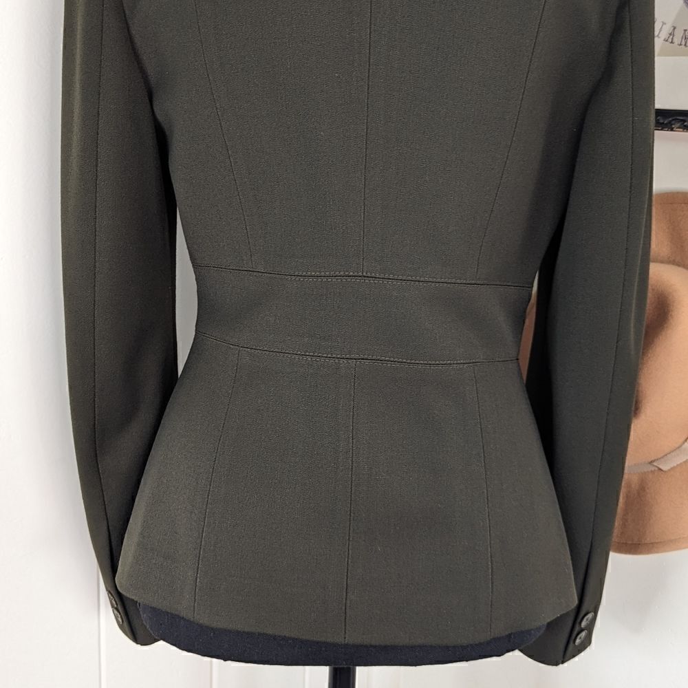 Vertigo Paris Military Dark Academia Moody  Classic Tailored Blazer SM  - Picture 9 of 10